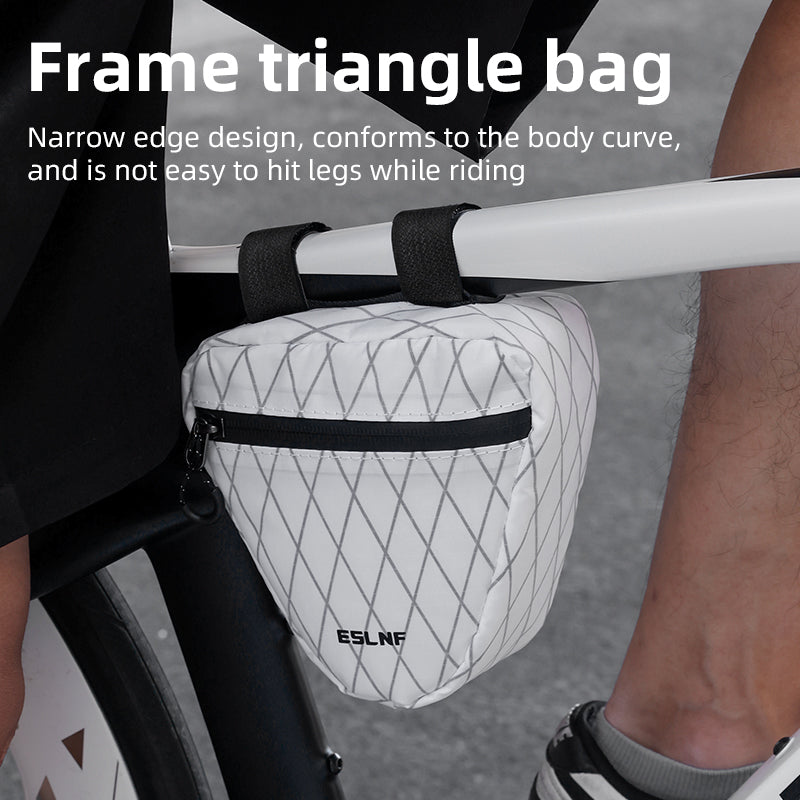 ESLNF Bike Triangle Frame Pack Lightweight Bicycle bag Small Compact Storage Tool Bag