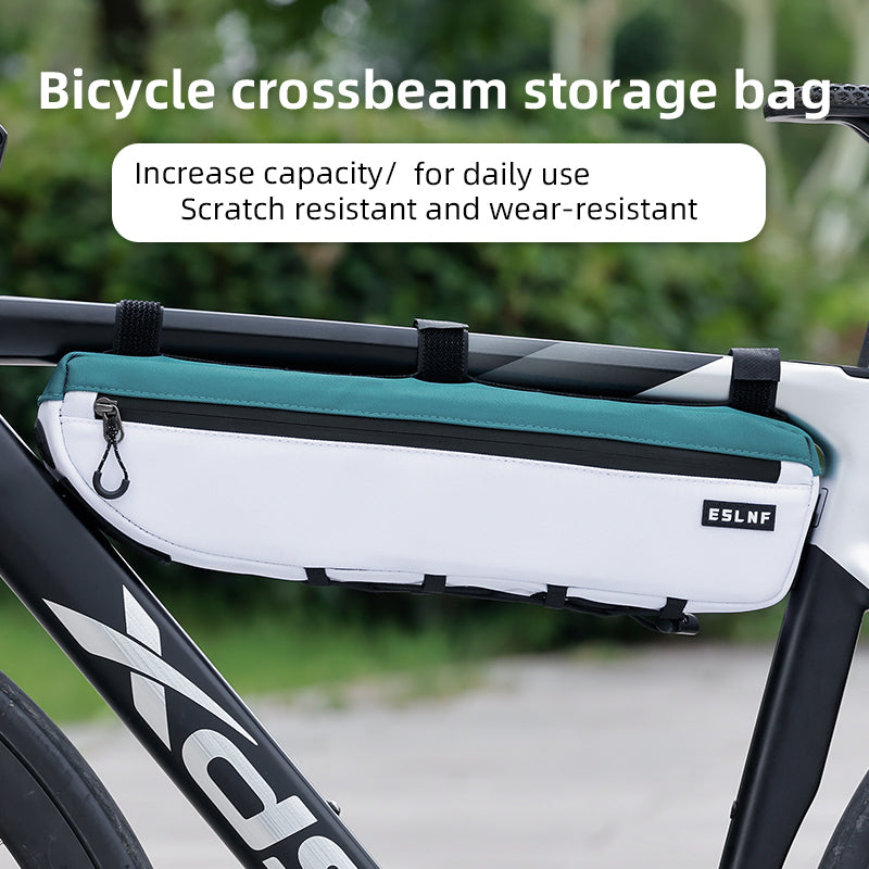 ESLNF Bike Frame Bag 2L Bicycle Under Tube Bag Triangle Bag Sided Bottom Binding Syste Yun-Lan Serios Bike Frame Front Tube Bag
