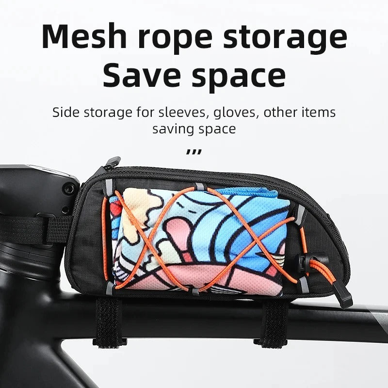 ESLNF Bicycle Bag Rainproof Cycling Reflective Bag Top Front Tube Frame Bag