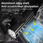 ESLNF 1200 Lumens Bike Headlight ，Highlight Aluminum Alloy Bicycle Front Light