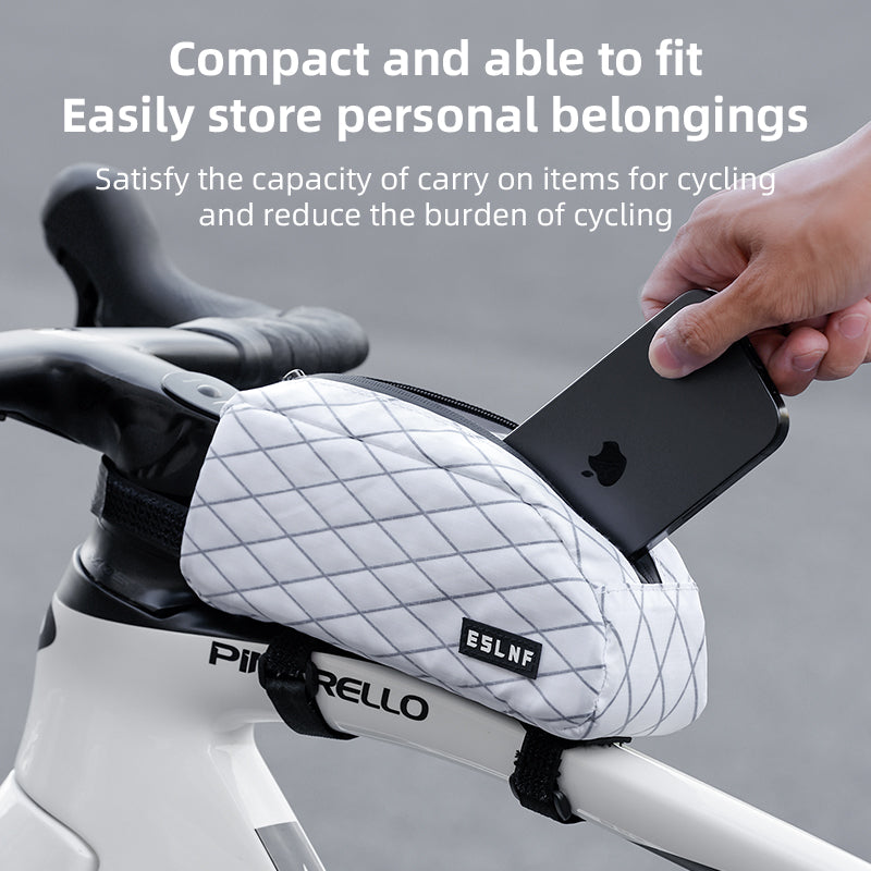 ESLNF Road Bike Top Tube Bag Portable Frame Front Tube Cycling Bag
