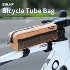 ESLNF Bicycle Front Beam Bag & Top Tube Bag Set - Head Tube Phone Pouch Included