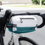 ESLNF Bike Handlebar Bag Bike Bag Portable Pannier Multi-purpose 2.5L Large Capacity Backpack Shoulder Messenger Crossbody Bag