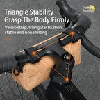 ESLNF Recycle Paper Bike Handlebar Bag Front Frame Bag Insulation Cycling Pouch with Removable Shoulder Strap
