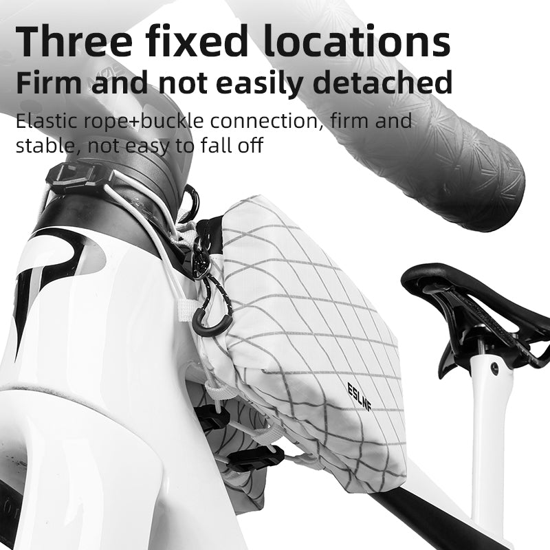 ESLNF Bike Bag Top Tube Bag Floating Installation Method Cycling Saddlebags Large Capacity Bicycle Bag
