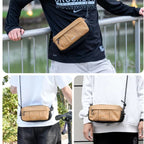 ESLNF Bicycle Handlebar Bike Bag BicyclePortable Bag Multifunction Shoulder Bag Bike Front Bag Accessories