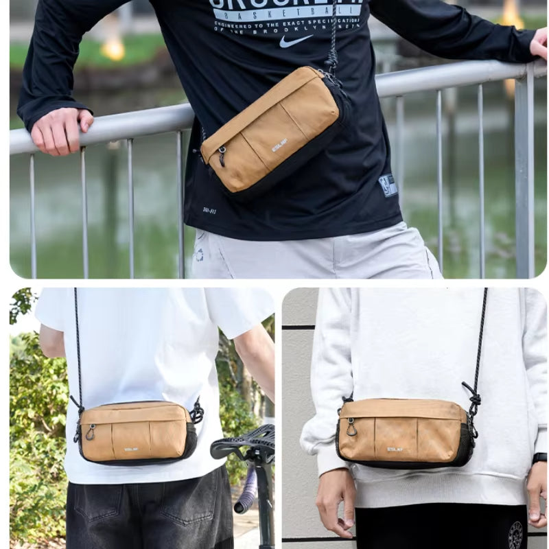 ESLNF Bicycle Handlebar Bike Bag BicyclePortable Bag Multifunction Shoulder Bag Bike Front Bag Accessories