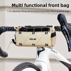 ESLNF Road Bike Folding Bike Riding Bag Large-capacity Bicycle Bag Fashion Bicycle Handlebar Bag Multi-functional Shoulder Bag