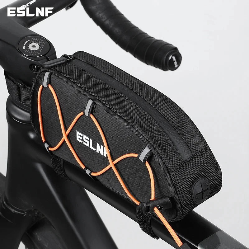 ESLNF Bicycle Bag Rainproof Cycling Reflective Bag Top Front Tube Frame Bag