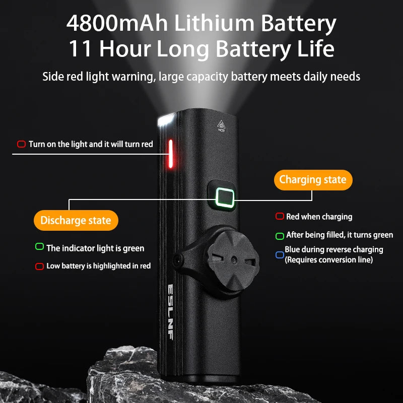 ESLNF Bicycle Light, Bike Computer Stand, Bracket Hanging Light