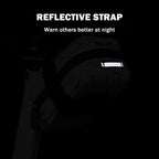 ESLNF Waterproof Road Bicycle Saddle Bag Portable Mini MTB Rear Bag Reflective Cycling Storage Bag