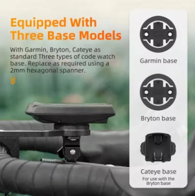 ESLNF Bicycle Computer Bracket Sports Camera Extended Base Extension Frame Bike Lights