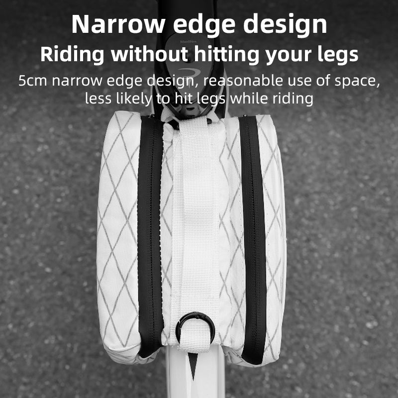 ESLNF Bike Bag Top Tube Bag Floating Installation Method Cycling Saddlebags Large Capacity Bicycle Bag