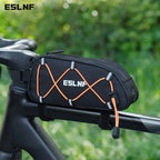 ESLNF Bicycle Bag Rainproof Cycling Reflective Bag Top Front Tube Frame Bag
