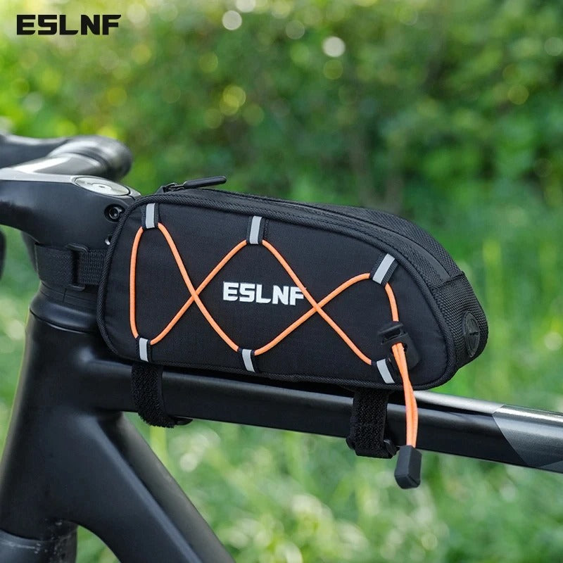 ESLNF Bicycle Bag Rainproof Cycling Reflective Bag Top Front Tube Frame Bag