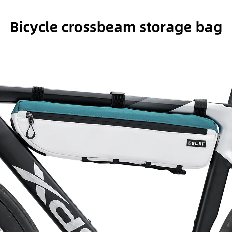 ESLNF Bike Frame Bag 2L Bicycle Under Tube Bag Triangle Bag Sided Bottom Binding Syste Yun-Lan Serios Bike Frame Front Tube Bag