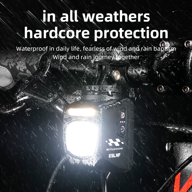 ESLNF Ultra-Bright Wireless Remote Front Bike Light,Bike Computer Stand,Applicable GoPro XOSS