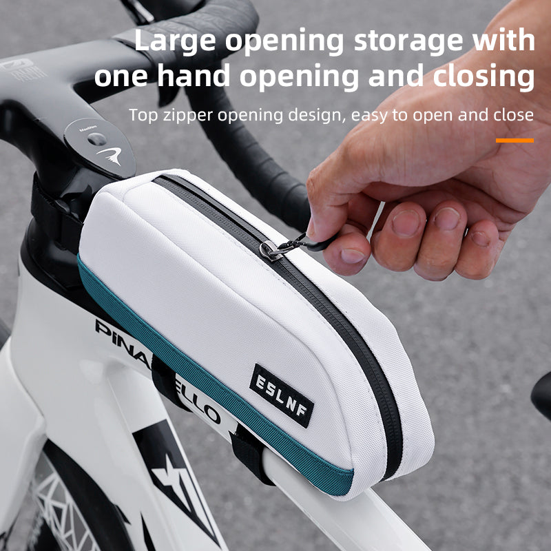 ESLNF Bicycle Top Tube Bag Portable Cycling Front Frame Bag Lightweight Bike Bag