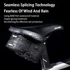 ESLNF Bicycle Bag Large Capacity Tail Rear Cycling Rear Seat Waterproof Saddle Bag MTB Road Bicycle Storage Bag
