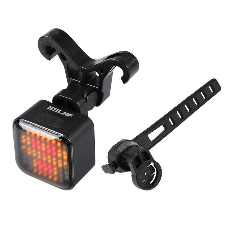 ESLNF Bicycle Custom Taillight, Waterproof Smart Sensor Automatic Switch Warning Light