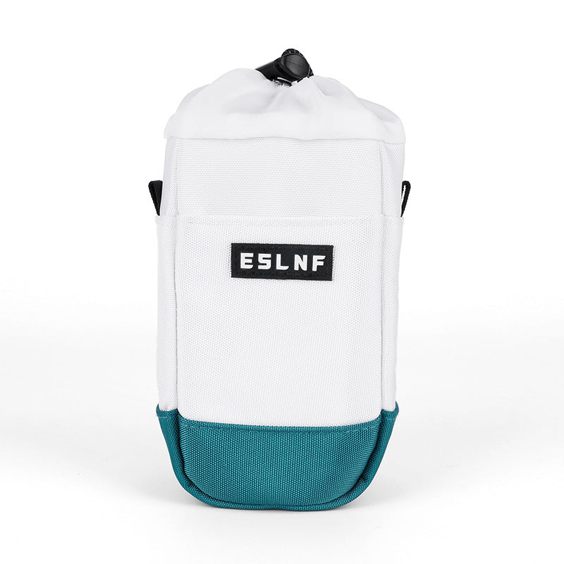 Bicycle Bag Bike Bottle Holder Handlebar Stem Thermal Bag with Mesh Pocket Coffee Cup Holders
