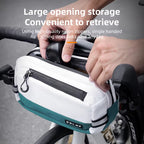 ESLNF Bike Handlebar Bag Bike Bag Portable Pannier Multi-purpose 2.5L Large Capacity Backpack Shoulder Messenger Crossbody Bag