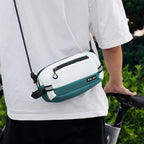 ESLNF Bike Handlebar Bag Bike Bag Portable Pannier Multi-purpose 2.5L Large Capacity Backpack Shoulder Messenger Crossbody Bag