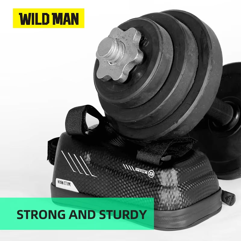 WILD MAN Bicycle Bag Rainproof MTB Road Bike 6.2inch Mobile Phone Case Touch Screen Bag
