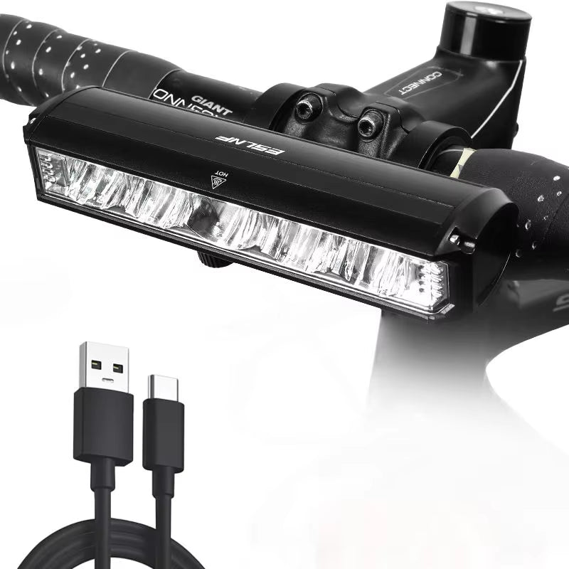 ESLNF 1000Lumen-3250 Lumen Bicycle Front Light, Outdoor Horizontal Bicycle Light