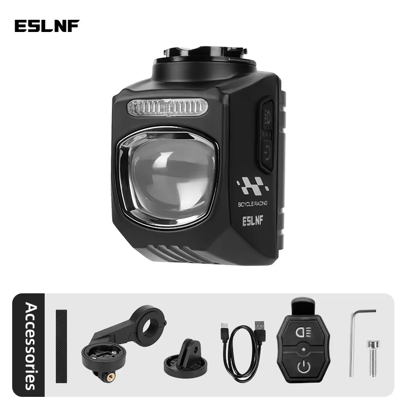ESLNF Ultra-Bright Wireless Remote Front Bike Light,Bike Computer Stand,Applicable GoPro XOSS