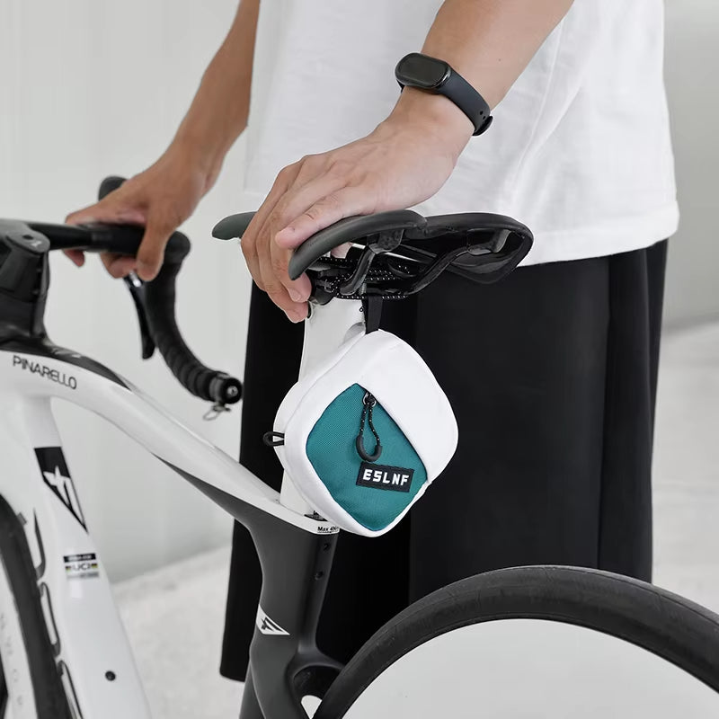 ESLNF Fashion Bicycle Saddle Bag Portable Bicycle Rear Bag