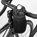 ESLNF Bicycle Bag Bottle Holder Handlebar Stem Thermal Bag with Mesh Pocket Coffee Cup Holders Cycling Water Bottle Carrier Bag