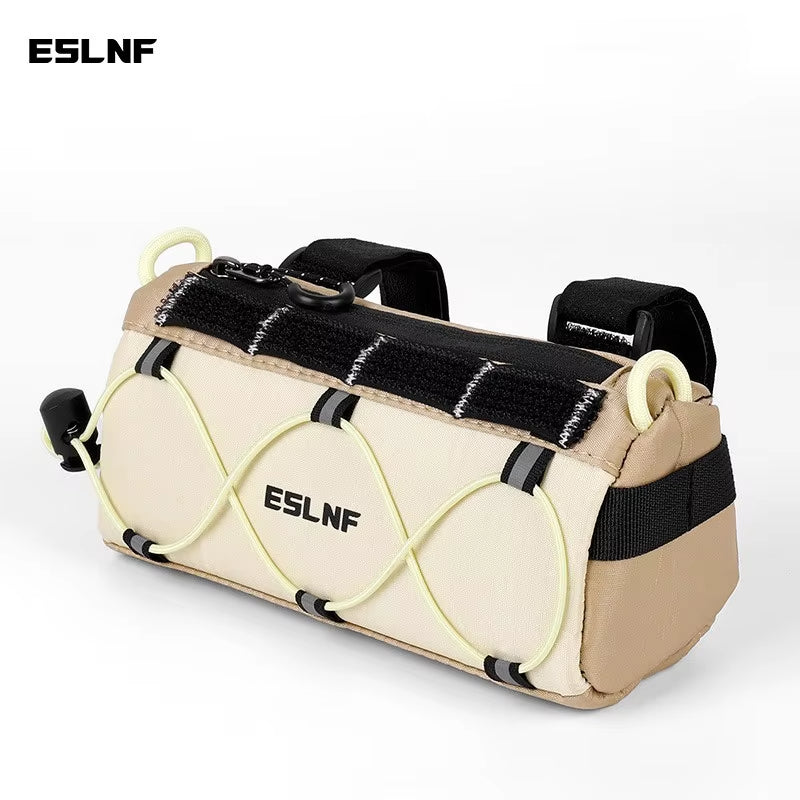 ESLNF Road Bike Folding Bike Riding Bag Large-capacity Bicycle Bag Fashion Bicycle Handlebar Bag Multi-functional Shoulder Bag