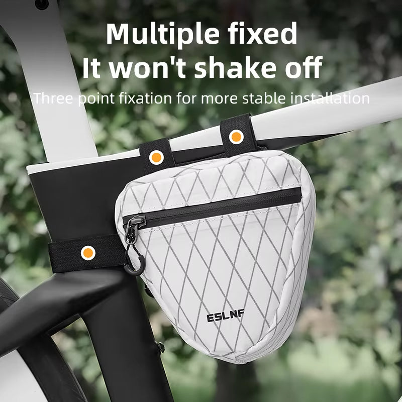 ESLNF Bike Triangle Frame Pack Lightweight Bicycle bag Small Compact Storage Tool Bag