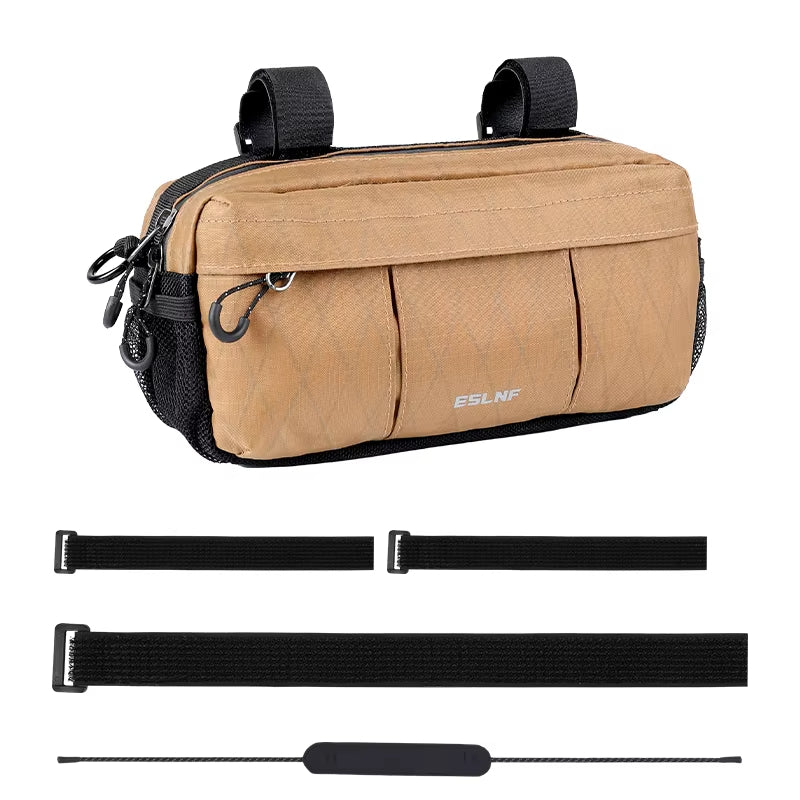 ESLNF Bicycle Handlebar Bike Bag BicyclePortable Bag Multifunction Shoulder Bag Bike Front Bag Accessories