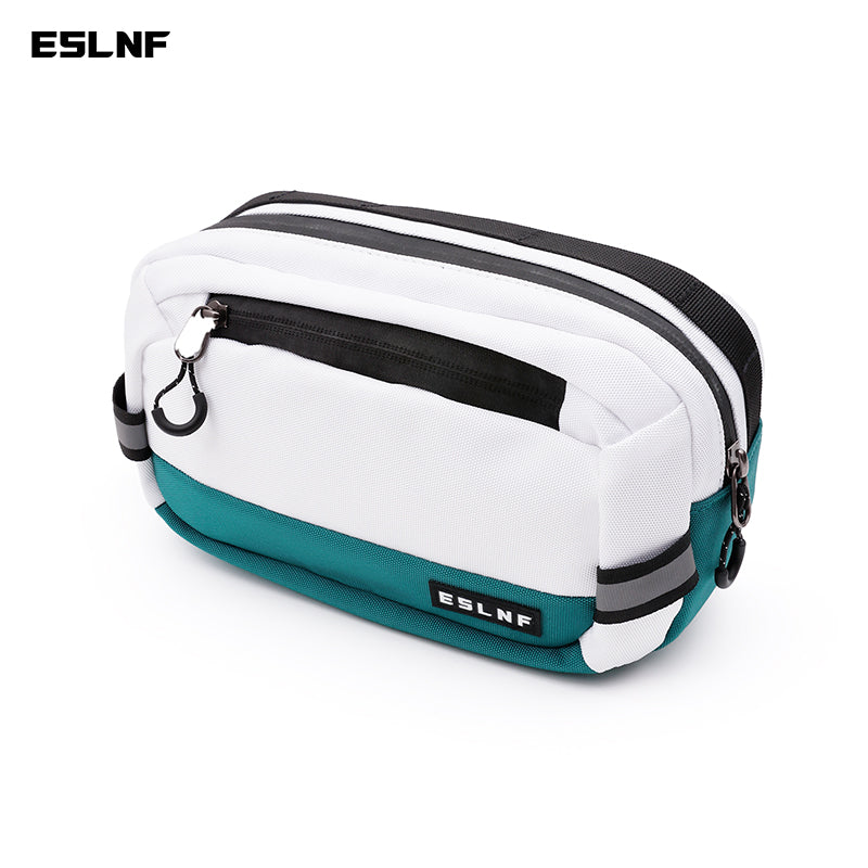 ESLNF Bike Handlebar Bag Bike Bag Portable Pannier Multi-purpose 2.5L Large Capacity Backpack Shoulder Messenger Crossbody Bag