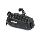 WILD MAN Bicycle Tail bBag, Road Bike Hard Shell Saddle Bag, Mountain Bike Riding Rear Bag Riding Equipment