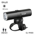 GIYO  Bicycle Front Lighting 400LM -1500LM Rotatable Lens USB Charge IP66 Waterproof Anti-Glare