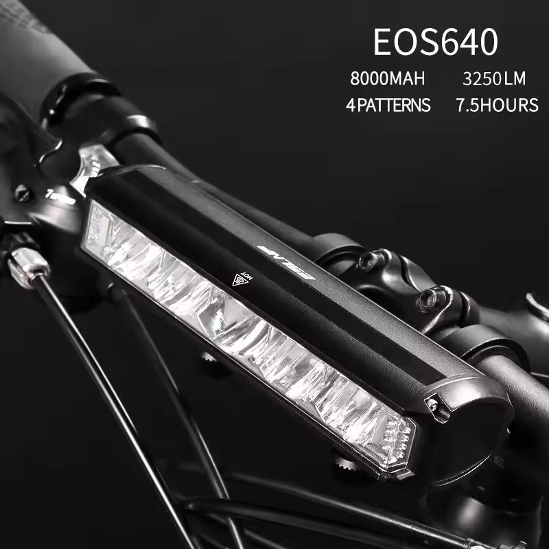 ESLNF 1000Lumen-3250 Lumen Bicycle Front Light, Outdoor Horizontal Bicycle Light