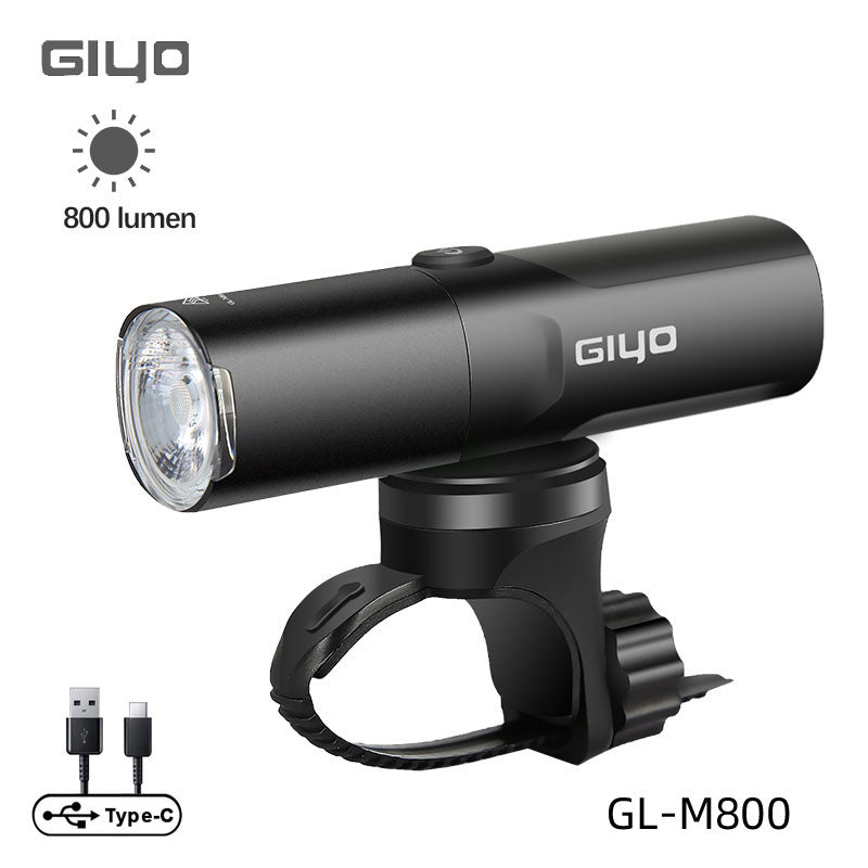 GIYO  Bicycle Front Lighting 400LM -1500LM Rotatable Lens USB Charge IP66 Waterproof Anti-Glare