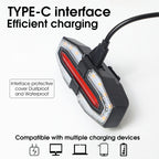 Bike Taillight Remote Control, Bicycle Turn Taillight  Cycling Warning Lamp Portable