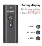 GIYO Bicycle lights 2000LM Bicycle Headlight ,IPX6 Waterproof , Front Light 6 Gear Mode 4800mAh USB Charing