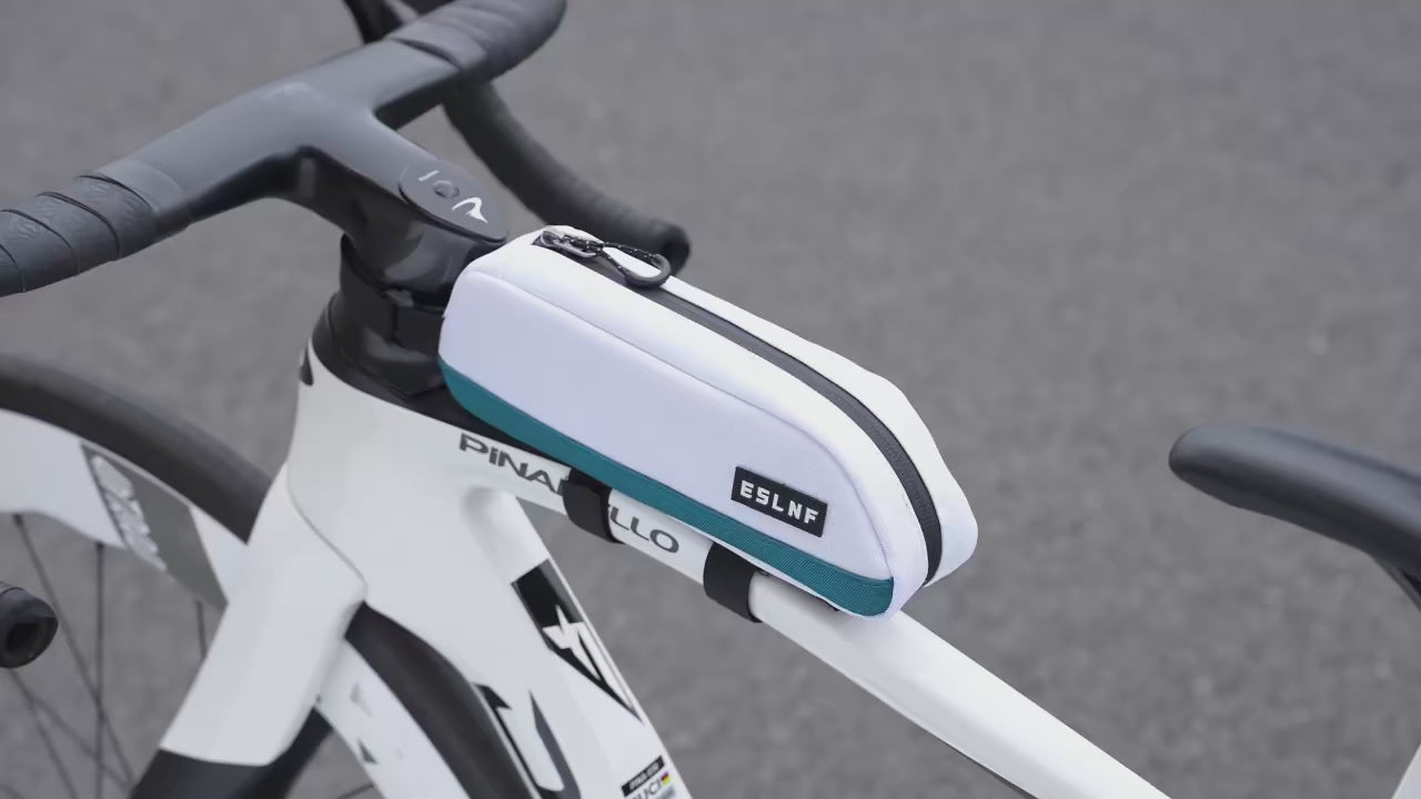 ESLNF Bicycle Top Tube Bag Portable Cycling Front Frame Bag Lightweight Bike Bag