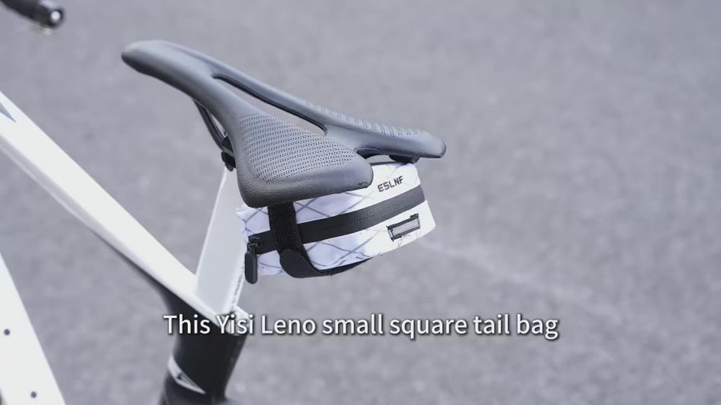 ESLNF Waterproof Road Bicycle Saddle Bag Portable Mini MTB Rear Bag Reflective Cycling Storage Bag