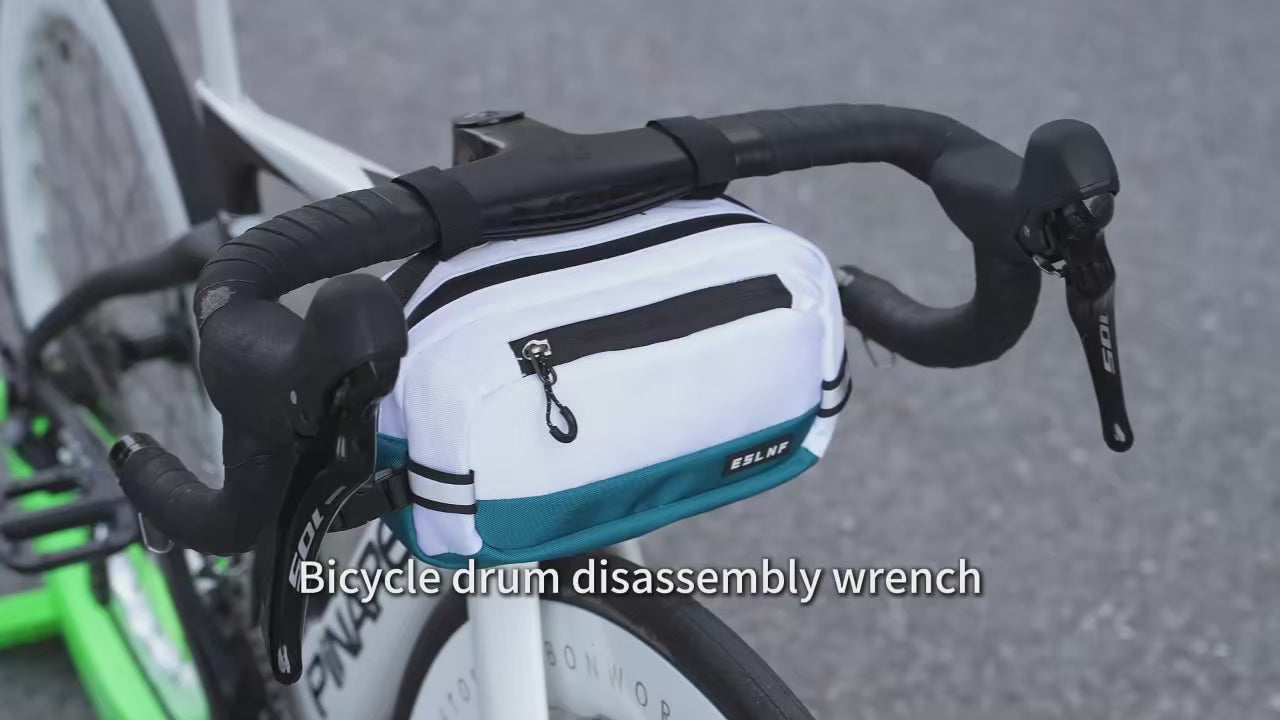 ESLNF Bike Handlebar Bag Bike Bag Portable Pannier Multi-purpose 2.5L Large Capacity Backpack Shoulder Messenger Crossbody Bag