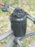 ESLNF Bicycle Bag Bottle Holder Handlebar Stem Thermal Bag with Mesh Pocket Coffee Cup Holders Cycling Water Bottle Carrier Bag